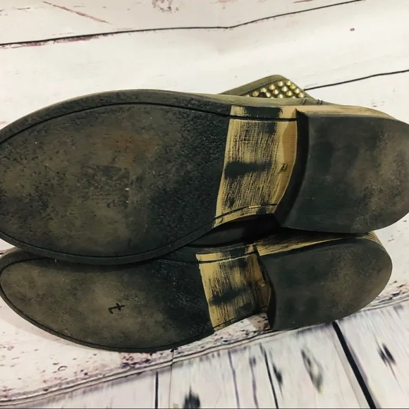 Steve Madden Studded Distressed Look Boots - Picture 7 of 8